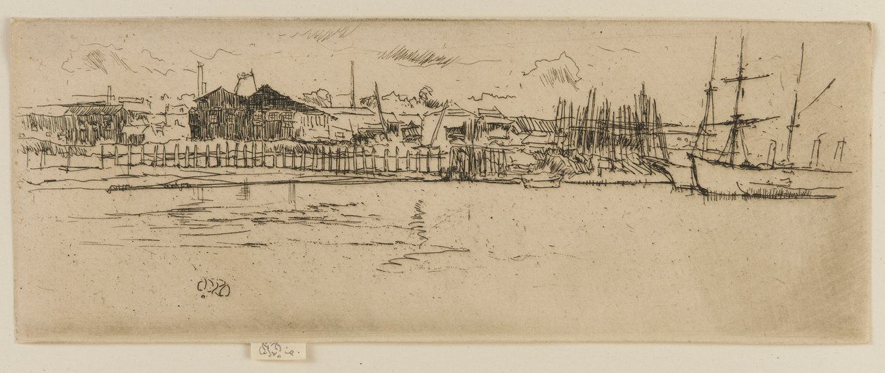 Kuru Rıhtım, Southampton by James Abbott McNeill Whistler