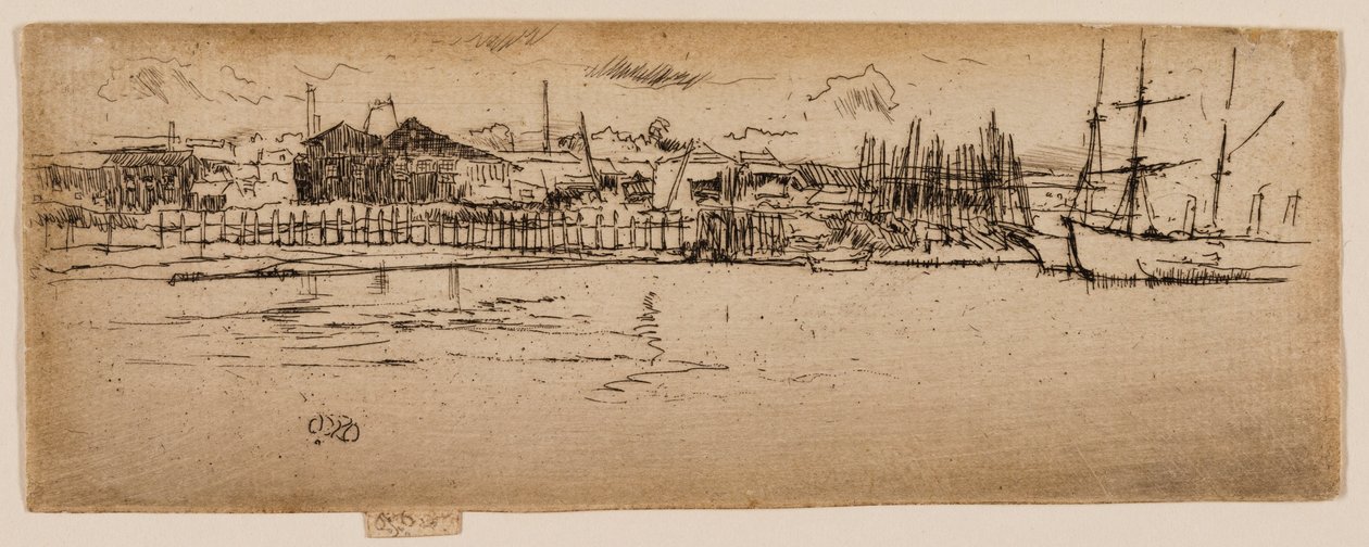 Kuru Rıhtım, Southampton by James Abbott McNeill Whistler