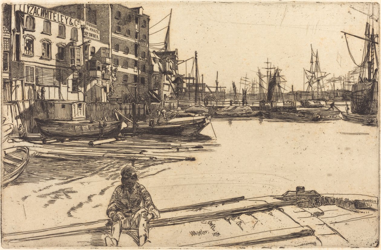 Kartal İskelesi by James Abbott McNeill Whistler