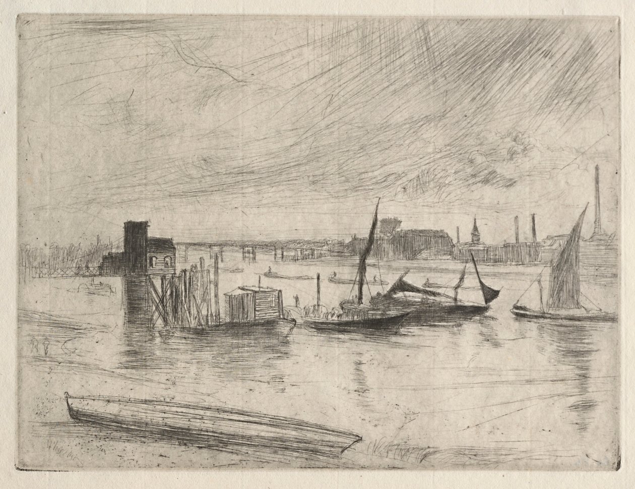 Sabahın Erken Saatlerinde Battersea by James McNeill Whistler