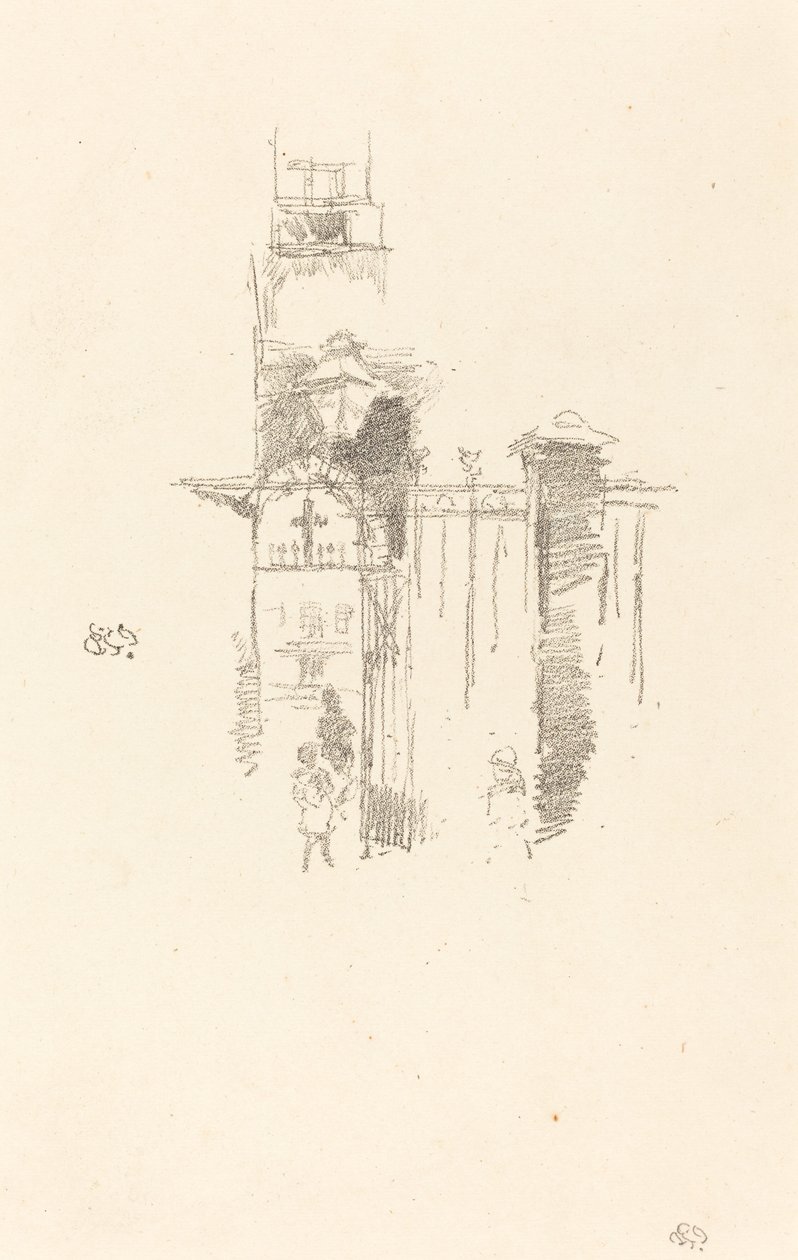 Giriş kapısı by James Abbott McNeill Whistler
