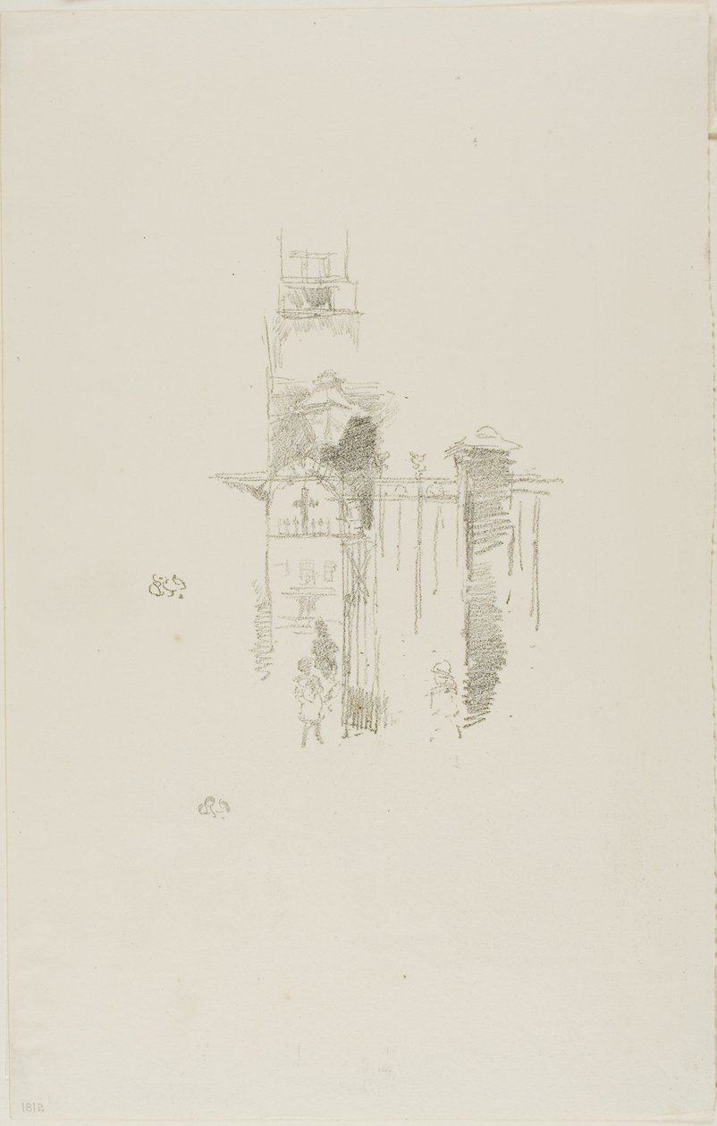 Giriş kapısı by James Abbott McNeill Whistler