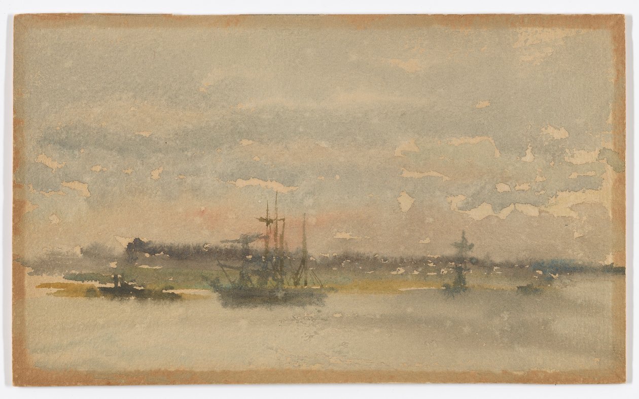 Erith-Akşam by James Abbott McNeill Whistler