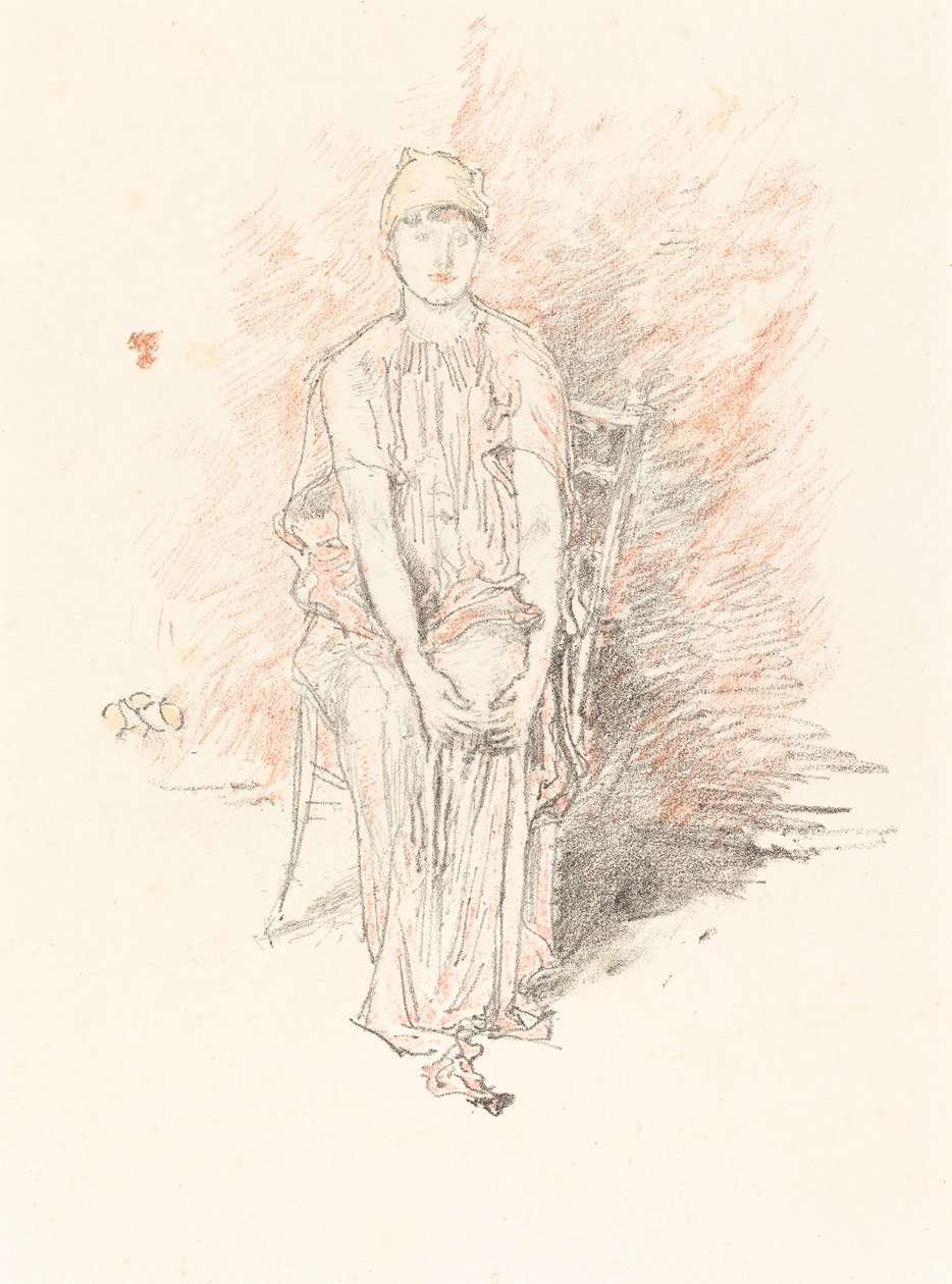 Renklerde Figür Çalışması by James Abbott McNeill Whistler