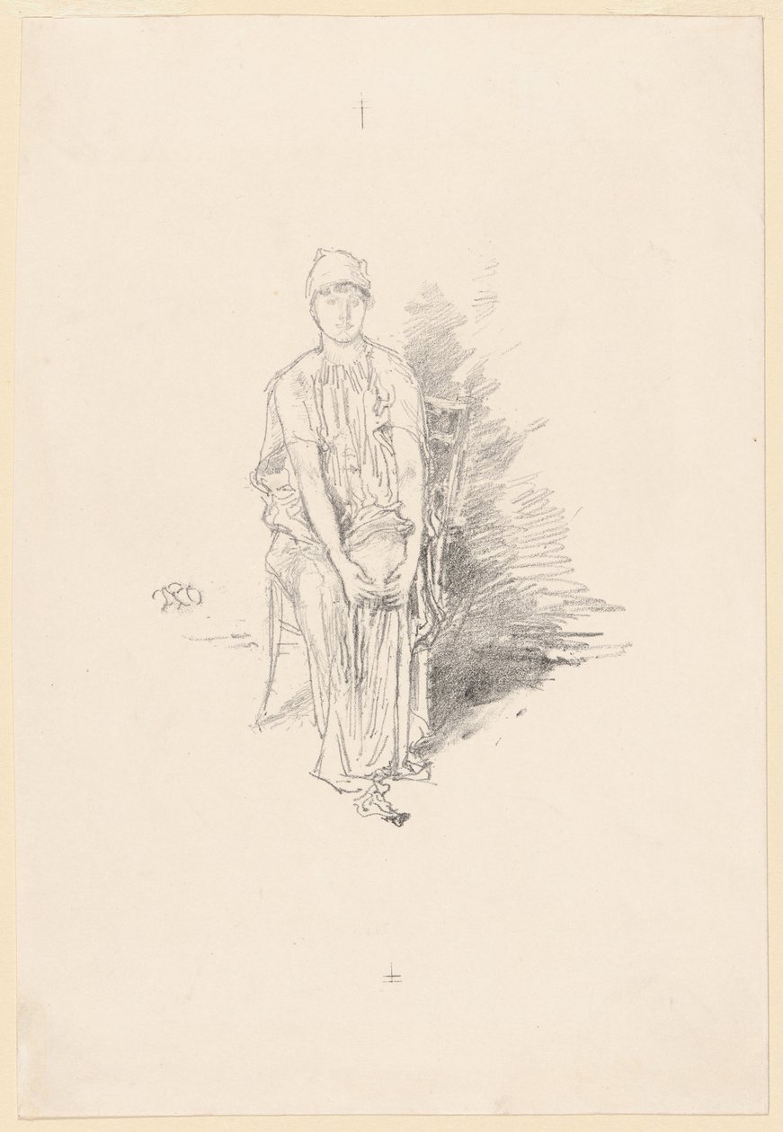Renklerde Figür Çalışması by James Abbott McNeill Whistler
