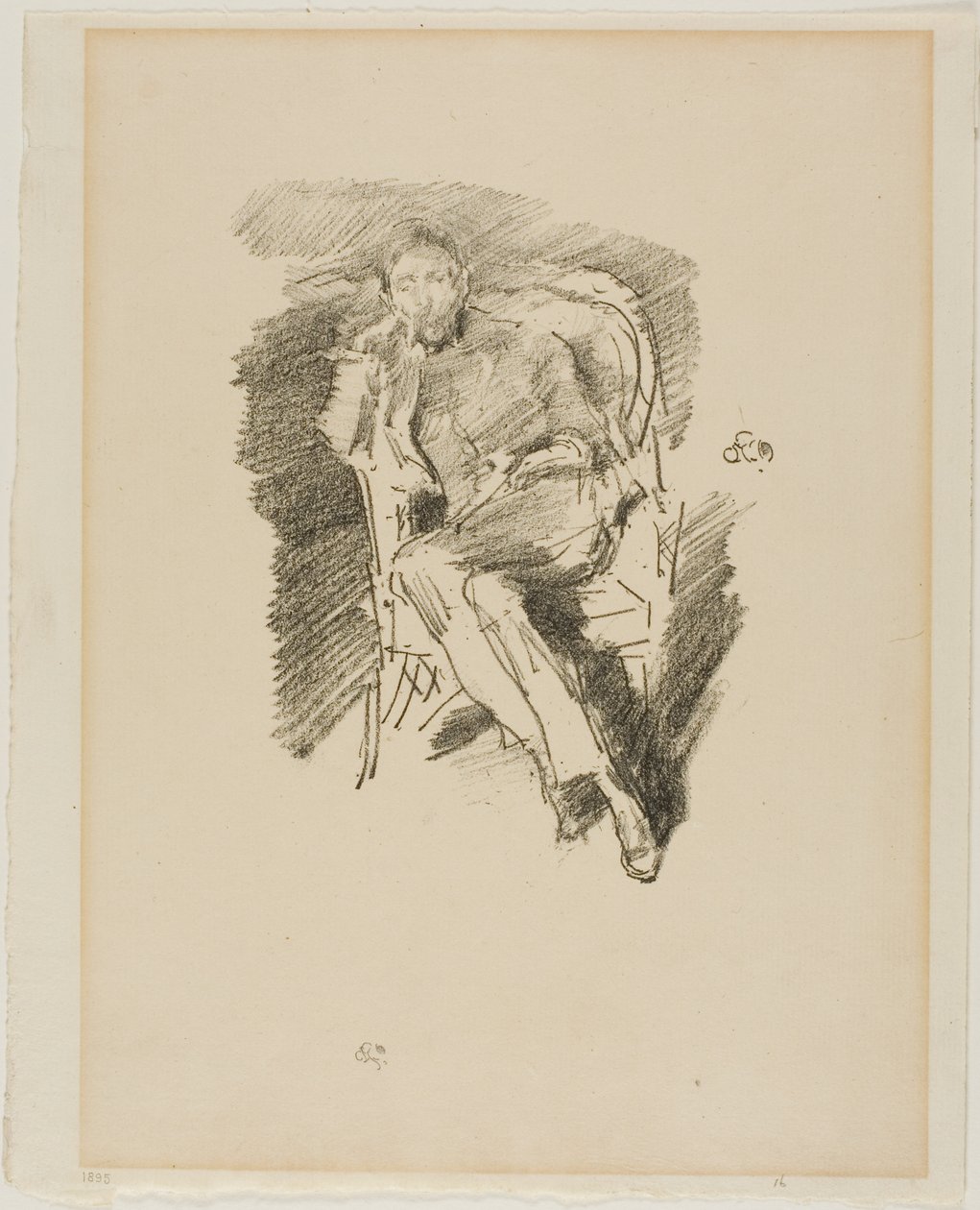 Ateş Işığı: Joseph Pennell, No. 2 by James Abbott McNeill Whistler