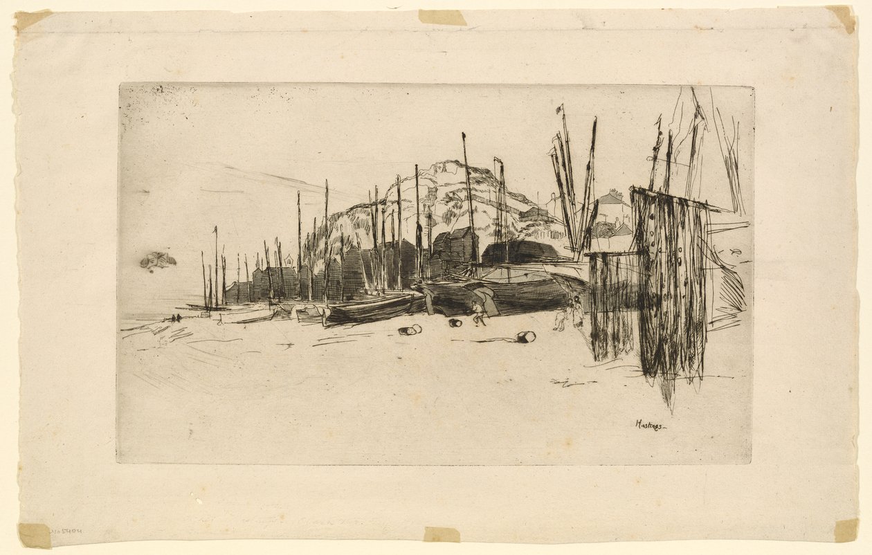 Balıkçı Tekneleri, Hastings by James Abbott McNeill Whistler