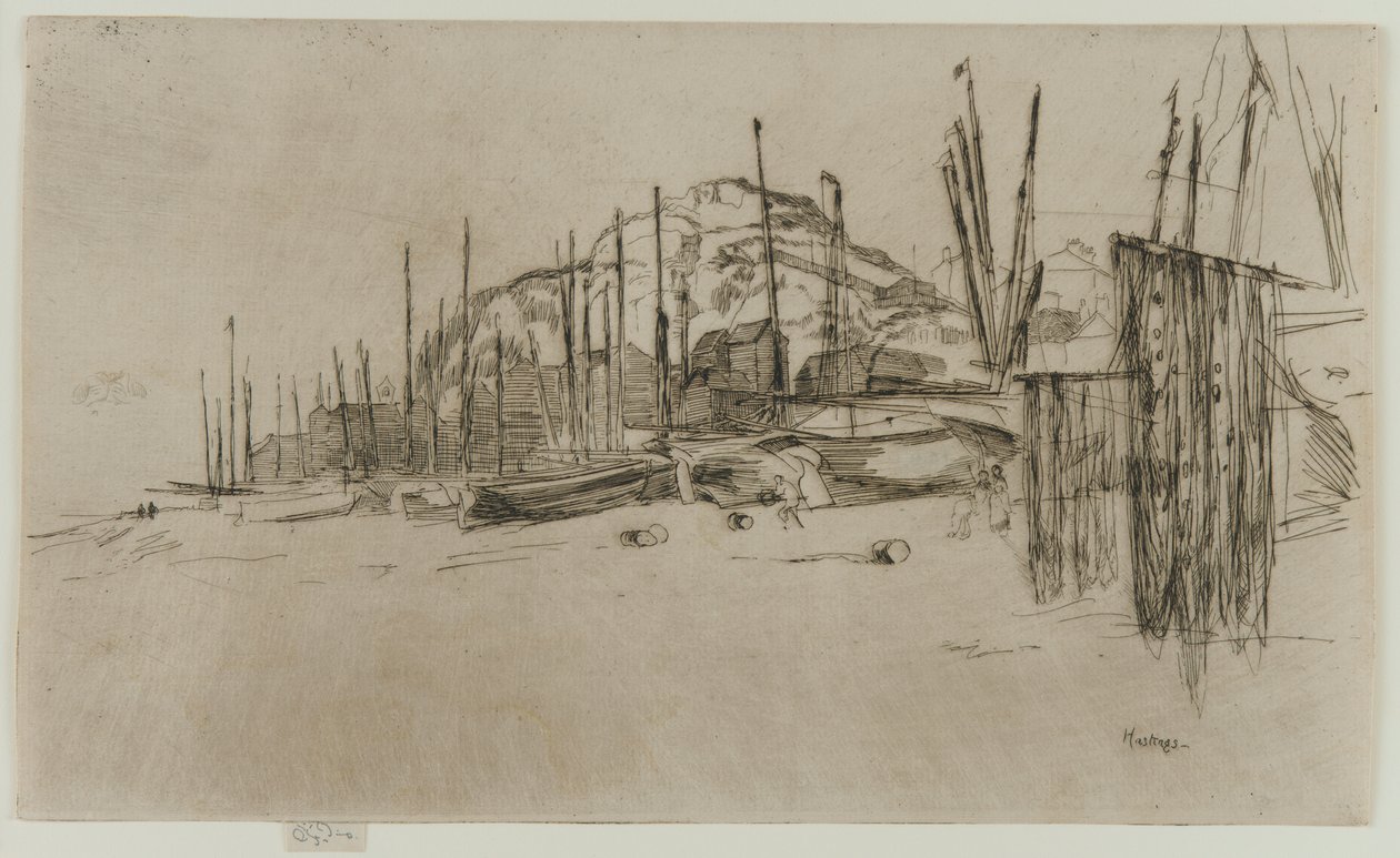 Balıkçı Tekneleri, Hastings by James Abbott McNeill Whistler