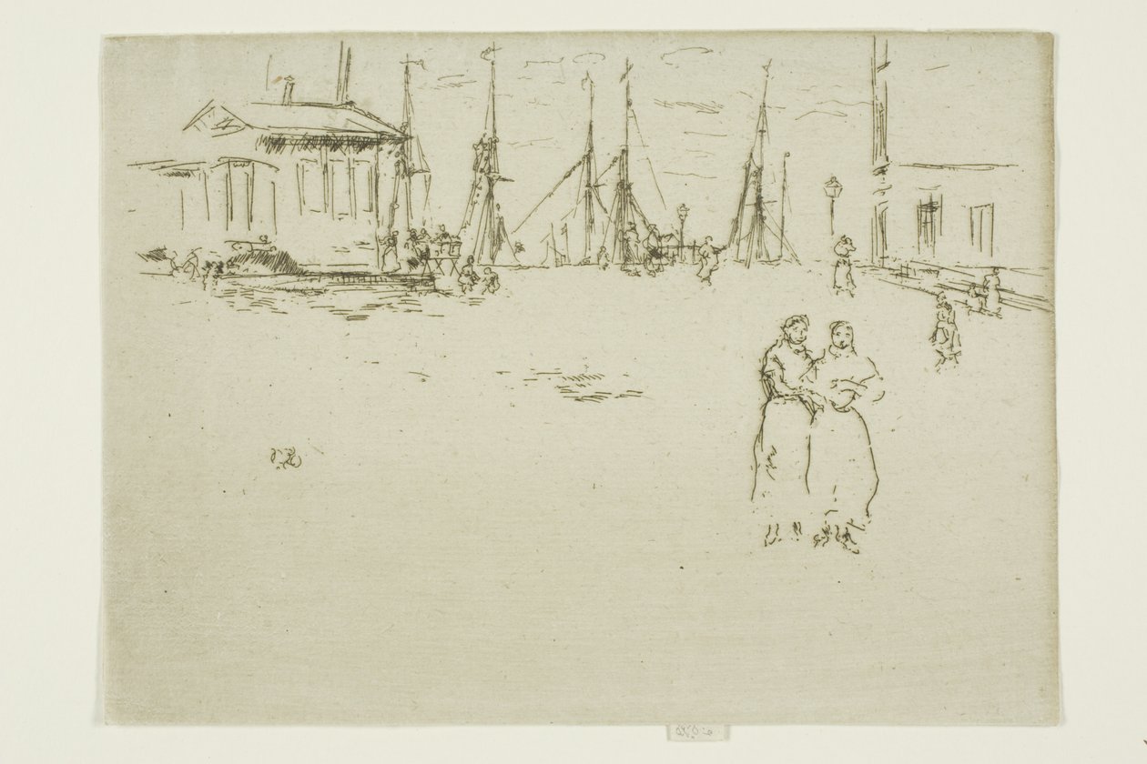 Balıkçı İskelesi, Oostende by James Abbott McNeill Whistler