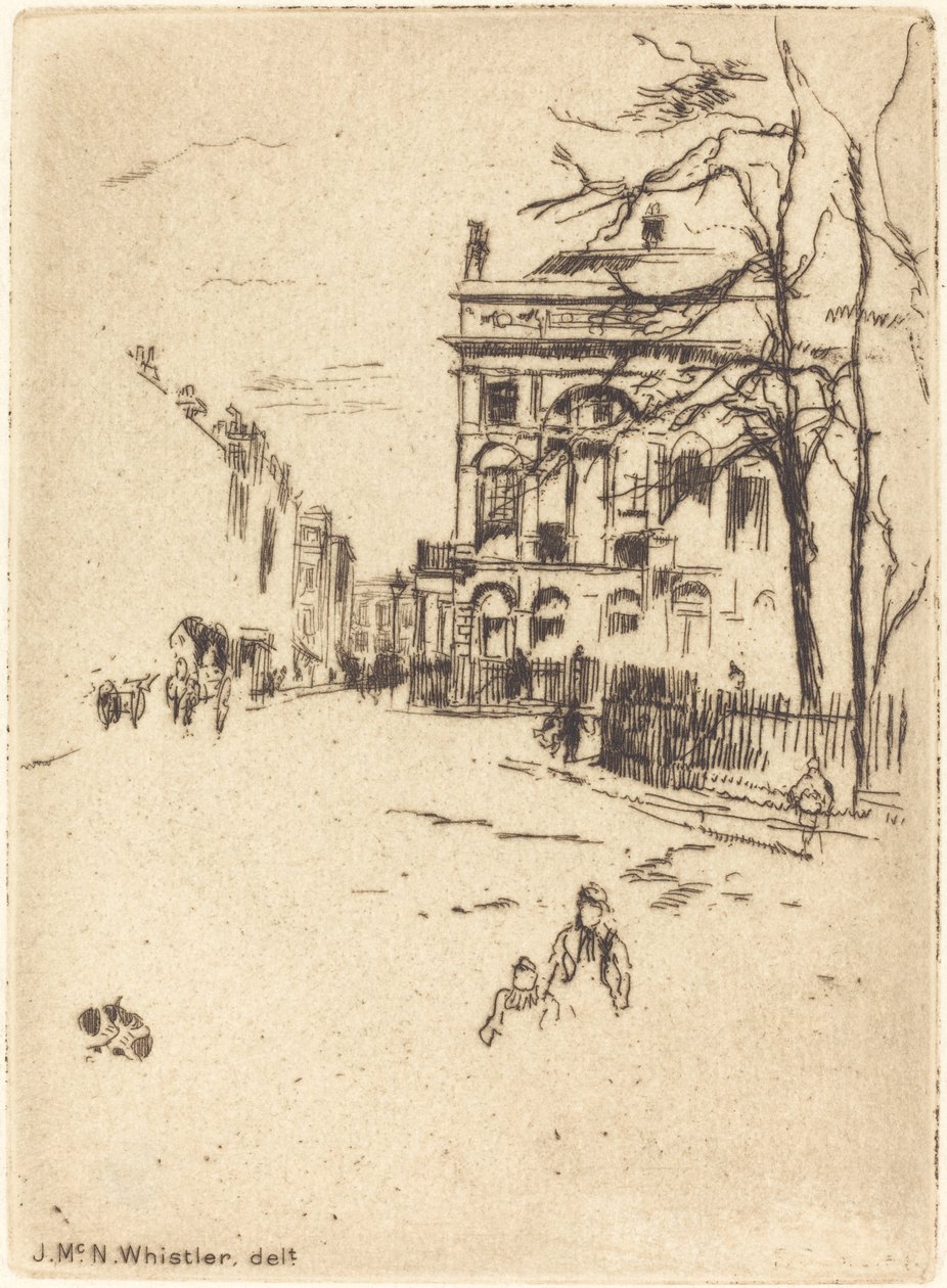 Fitzroy Meydanı by James Abbott McNeill Whistler