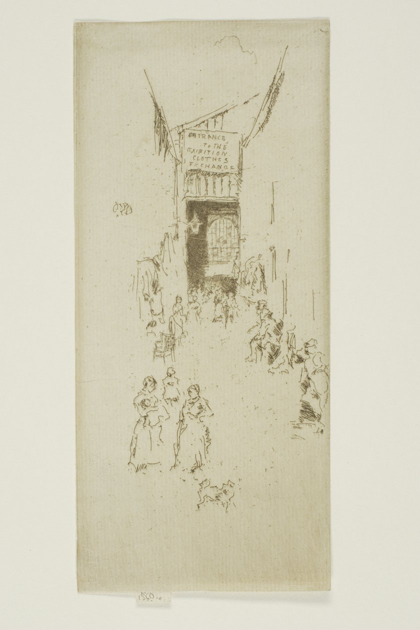 Fleur-de-lys Geçidi by James Abbott McNeill Whistler