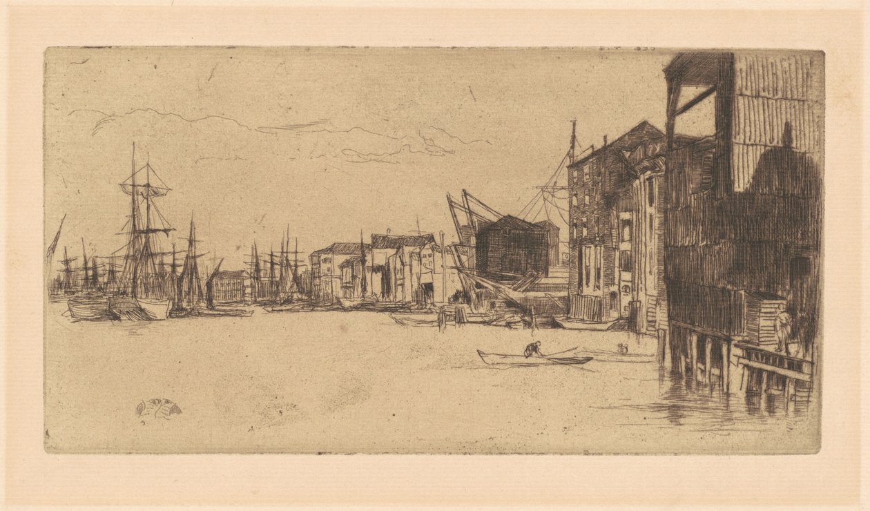 Serbest Ticaret İskelesi by James Abbott McNeill Whistler