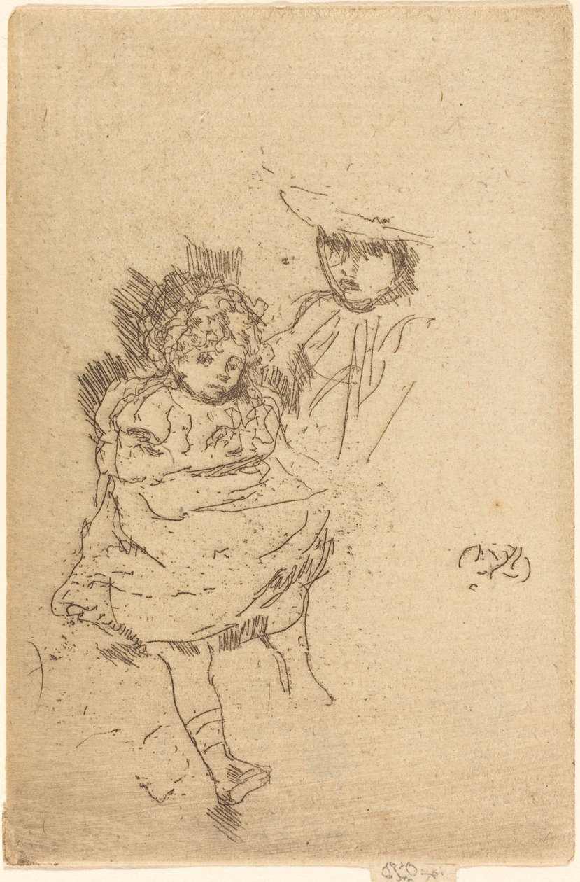 Çingene bebek by James Abbott McNeill Whistler
