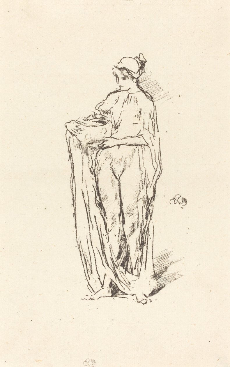 kase ile kız by James Abbott McNeill Whistler