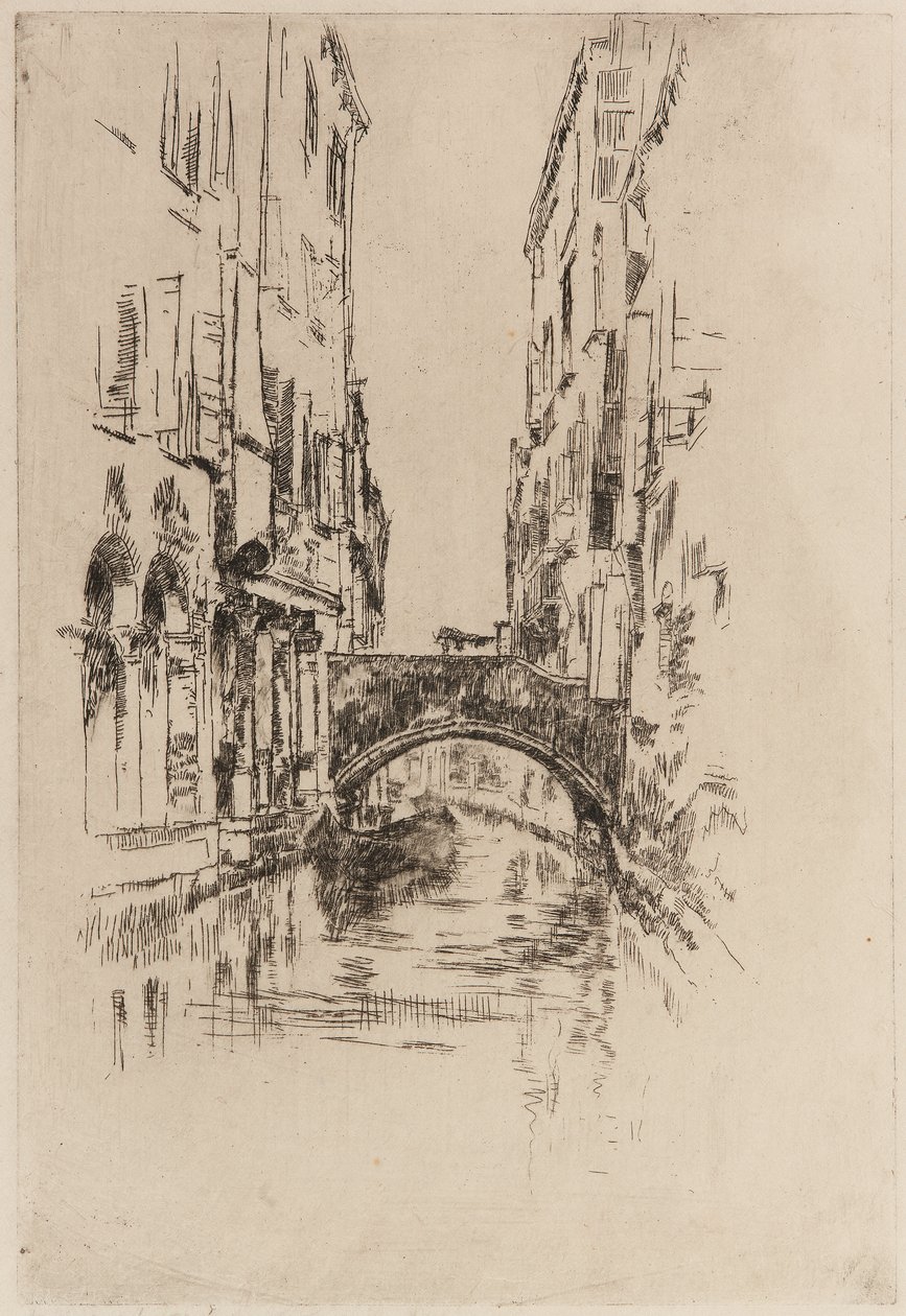 Köprünün Altında Gondol by James Abbott McNeill Whistler