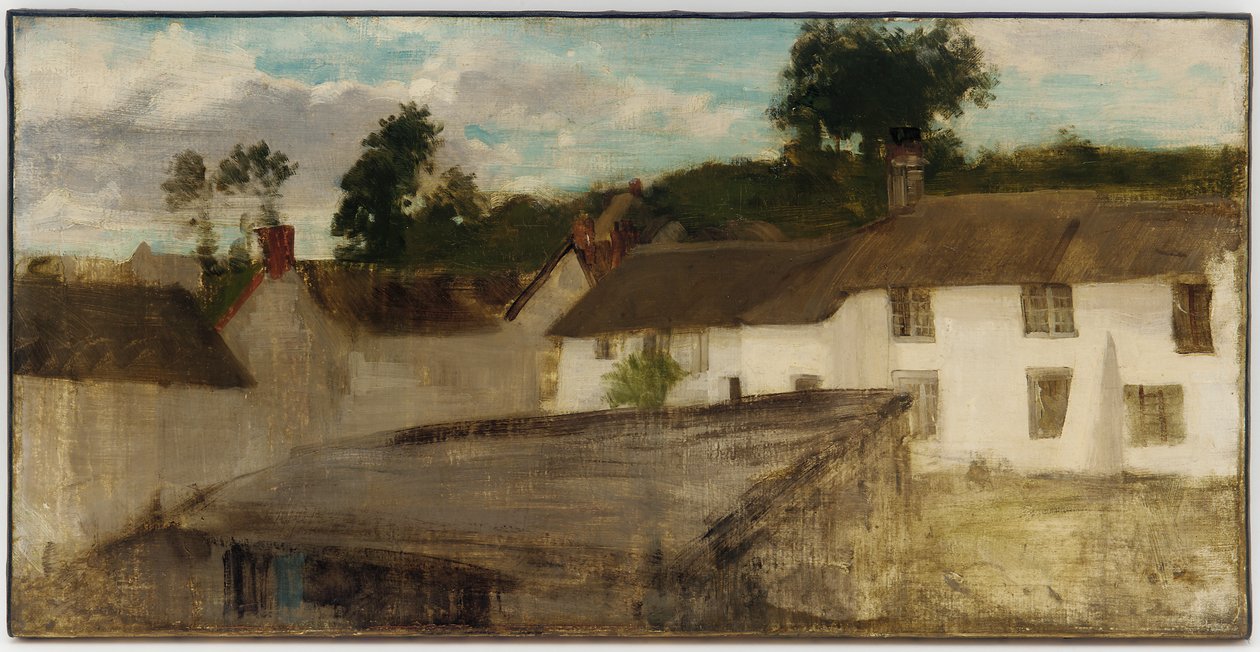 Yeşil ve Gümüş: Devonshire Kulübeleri by James Abbott McNeill Whistler