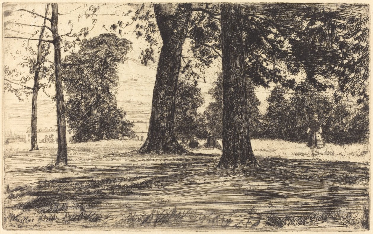 Greenwich Parkı by James Abbott McNeill Whistler