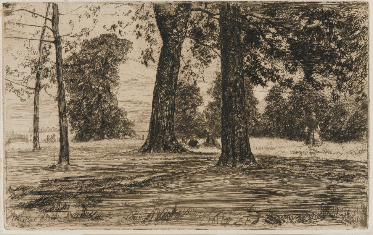 Greenwich Parkı by James Abbott McNeill Whistler
