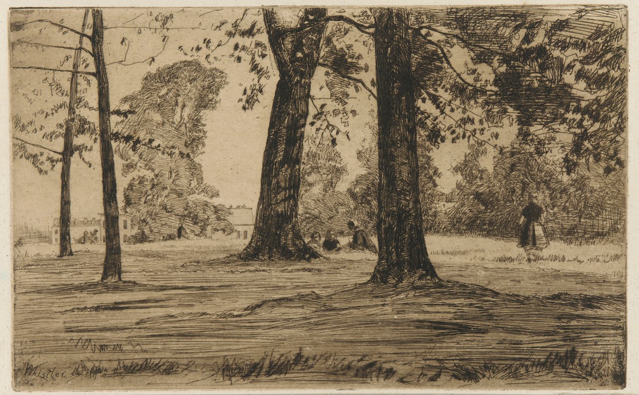 Greenwich Parkı by James Abbott McNeill Whistler