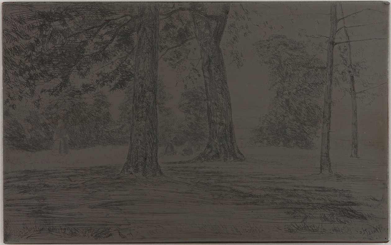 Greenwich Parkı by James Abbott McNeill Whistler