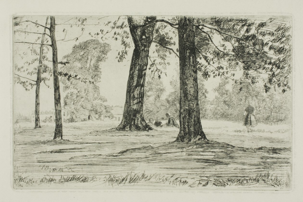 Greenwich Parkı by James Abbott McNeill Whistler