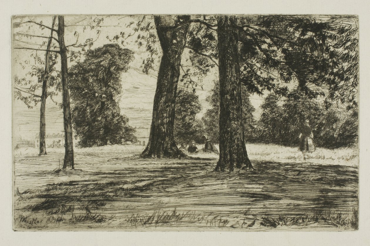Greenwich Parkı by James Abbott McNeill Whistler