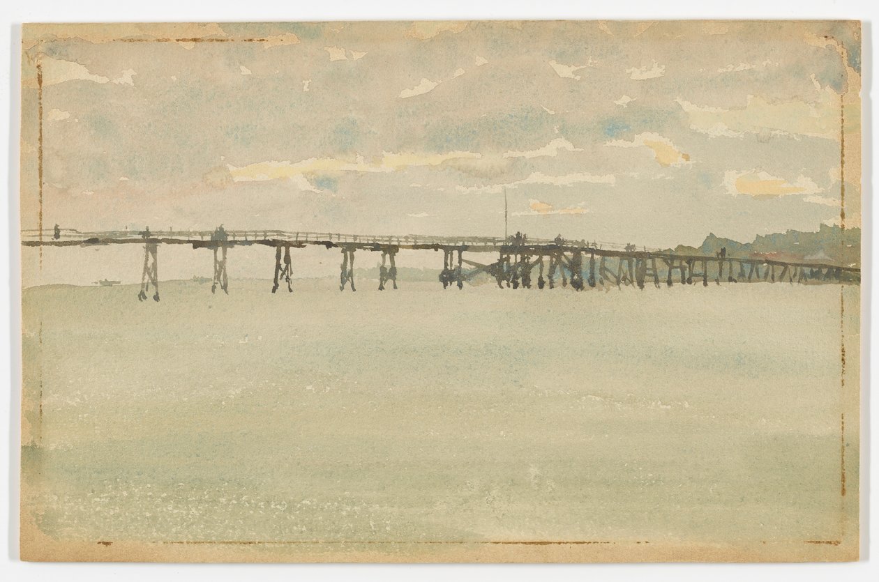 Gray and Silver-Pier, Southend by James Abbott McNeill Whistler