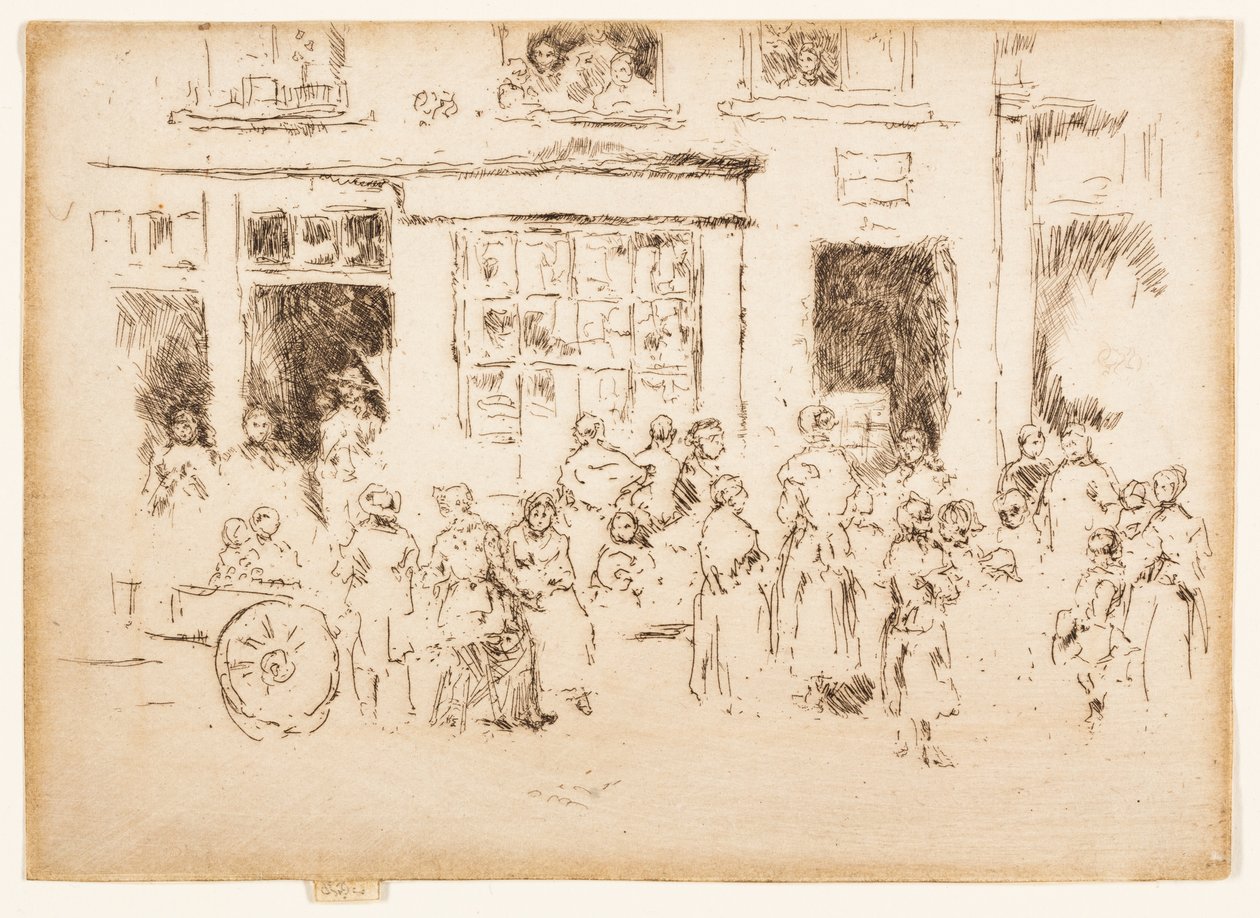 High Street, Brüksel by James Abbott McNeill Whistler