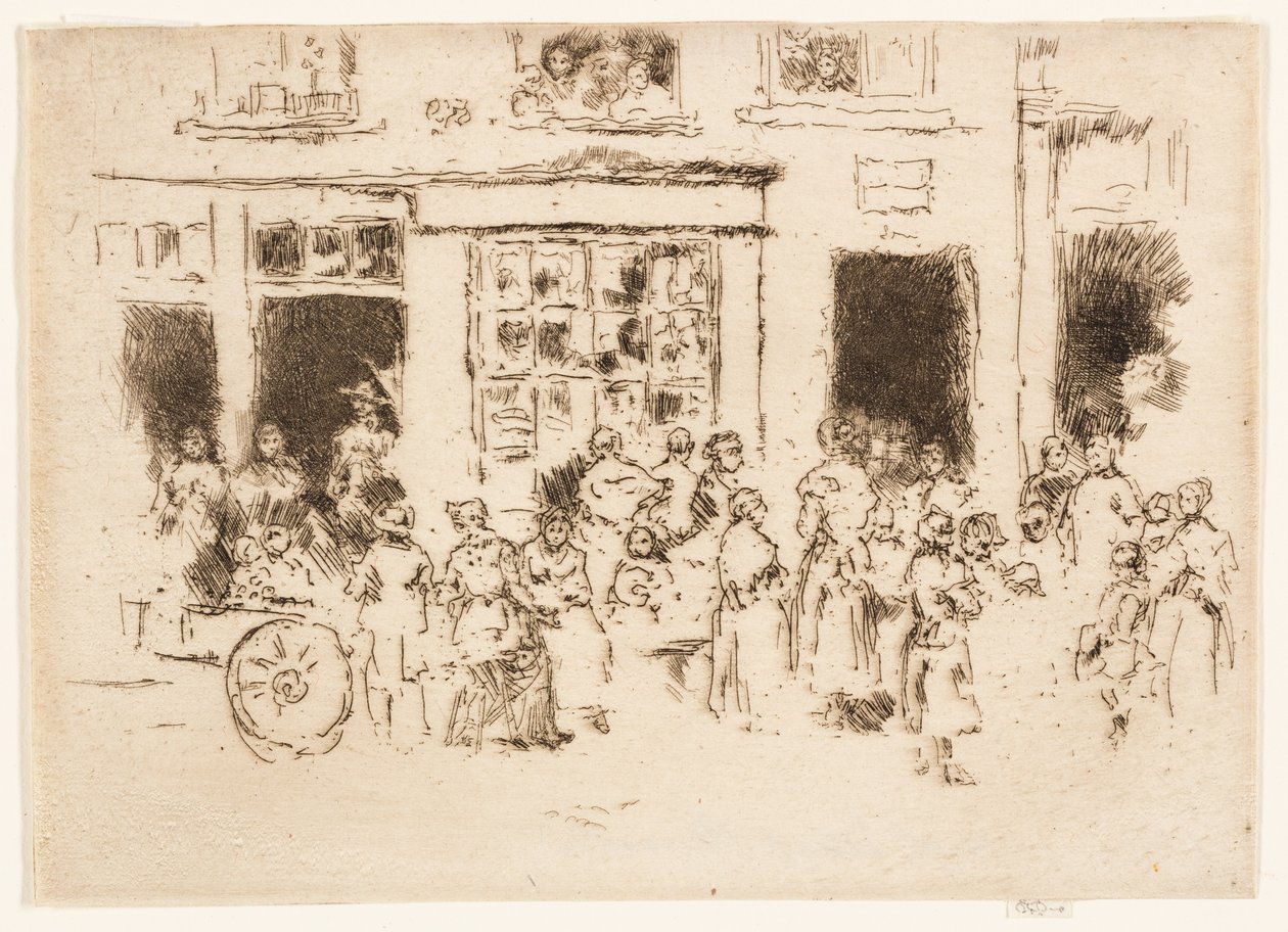 High Street, Brüksel by James Abbott McNeill Whistler