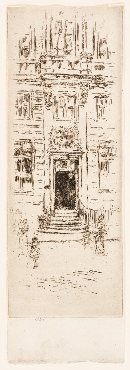 Kuğu Evi, Brüksel by James Abbott McNeill Whistler