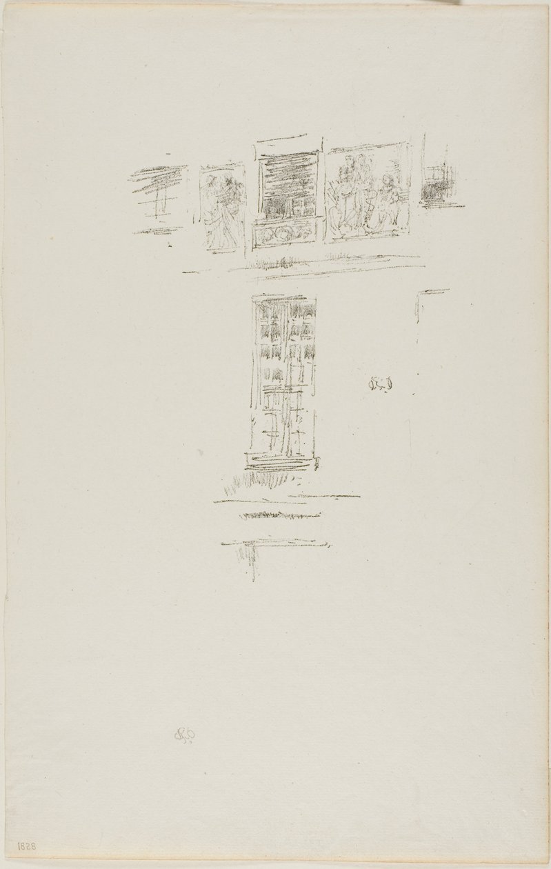 Hôtel Colbert, Windows by James Abbott McNeill Whistler