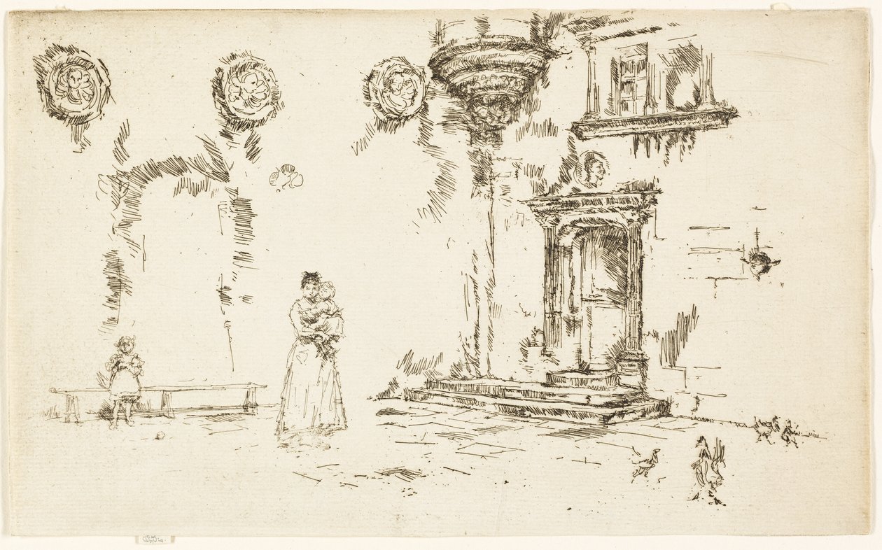 Otel Lallemant, Bourges by James Abbott McNeill Whistler