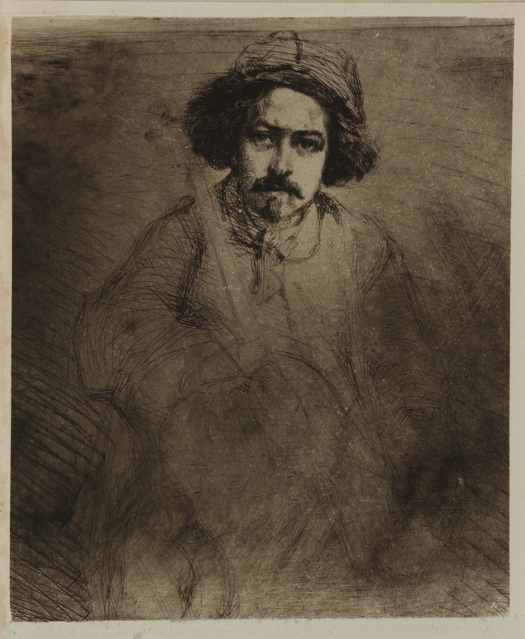 J. Becquet, Heykeltıraş by James Abbott McNeill Whistler