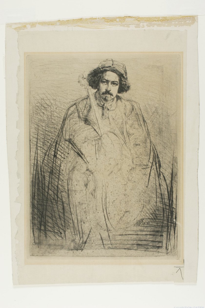 J. Becquet, Heykeltıraş by James Abbott McNeill Whistler