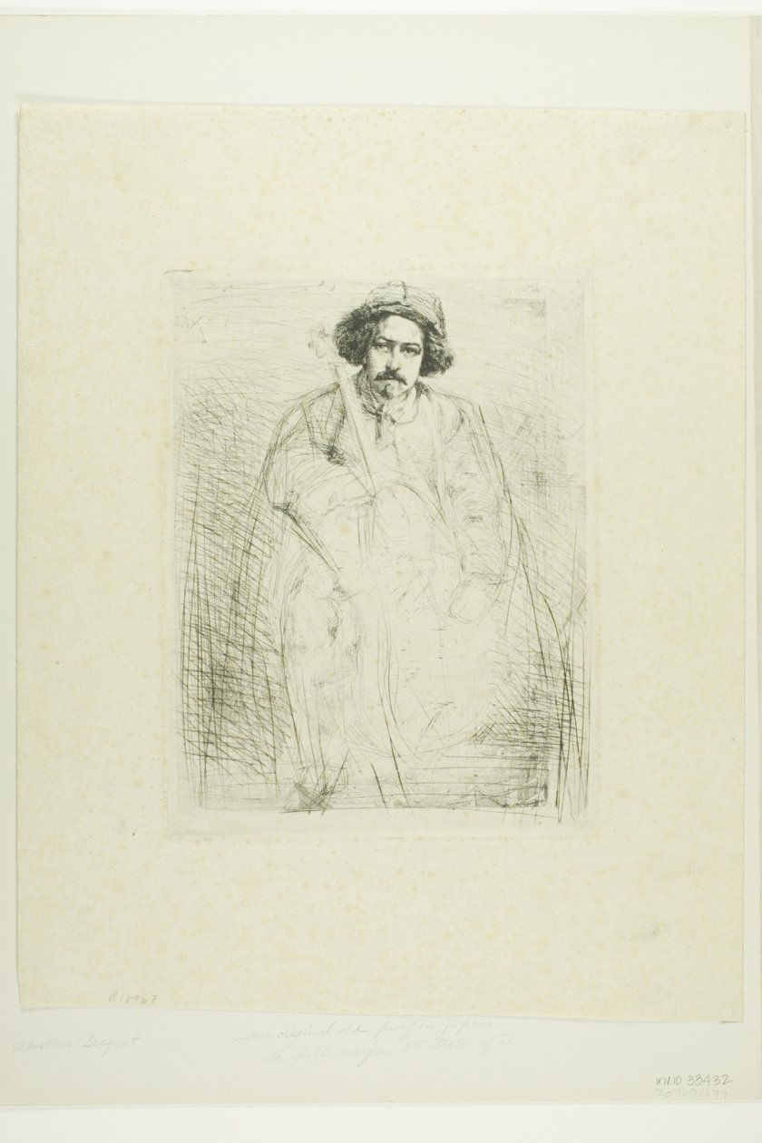 J. Becquet, Heykeltıraş by James Abbott McNeill Whistler