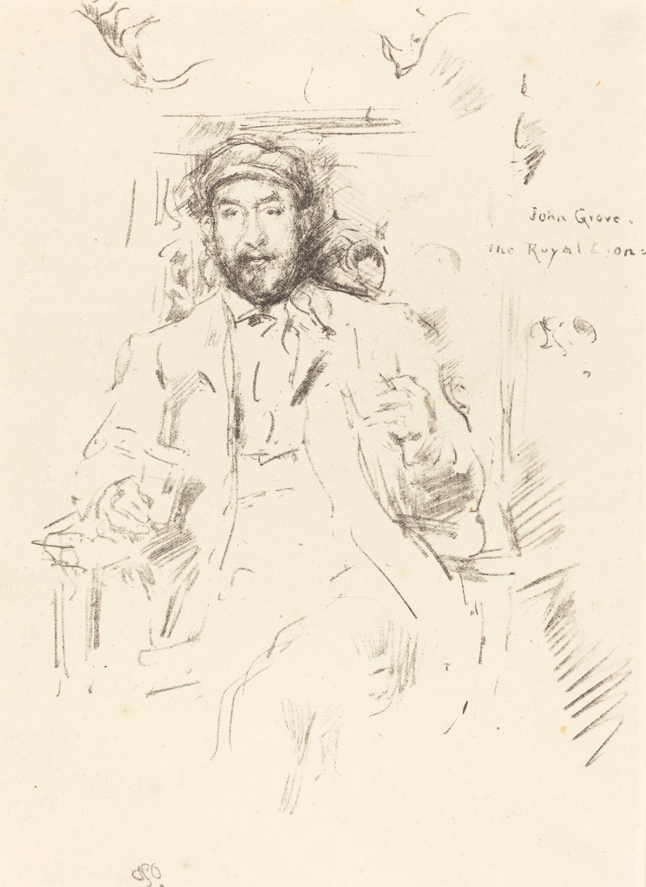 John Korusu by James Abbott McNeill Whistler