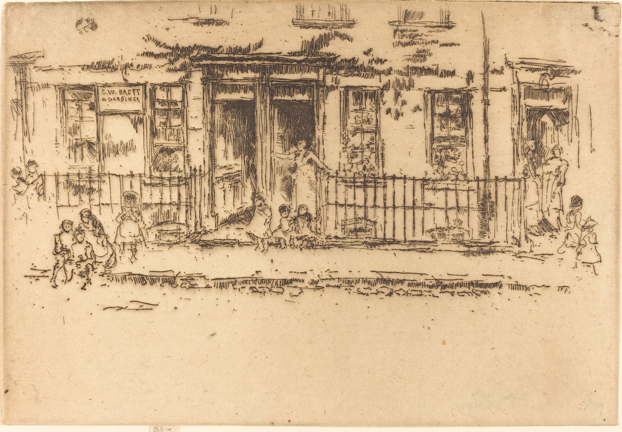 Adalet Yürüyüşü - Chelsea by James Abbott McNeill Whistler
