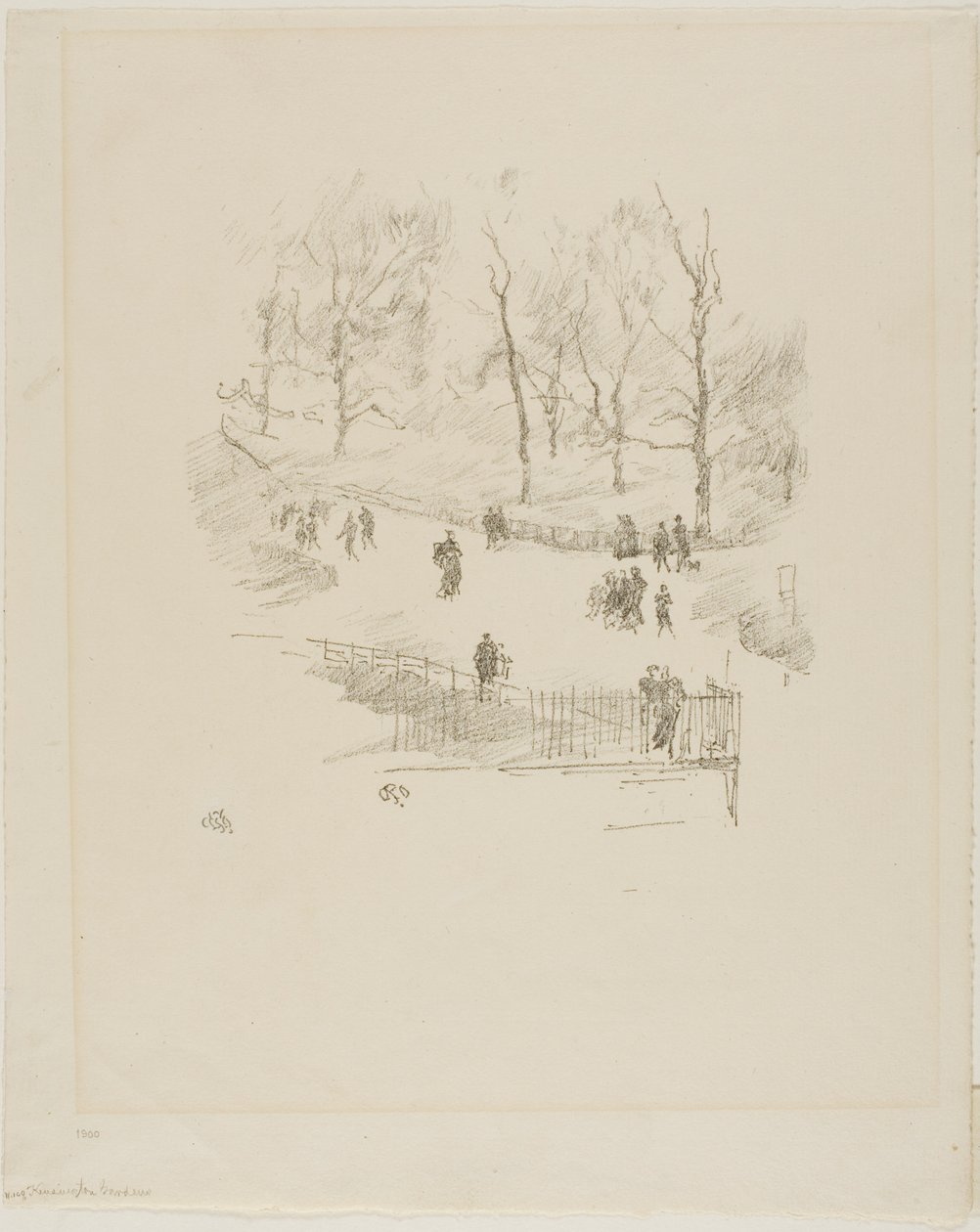 Kensington Bahçeleri by James Abbott McNeill Whistler
