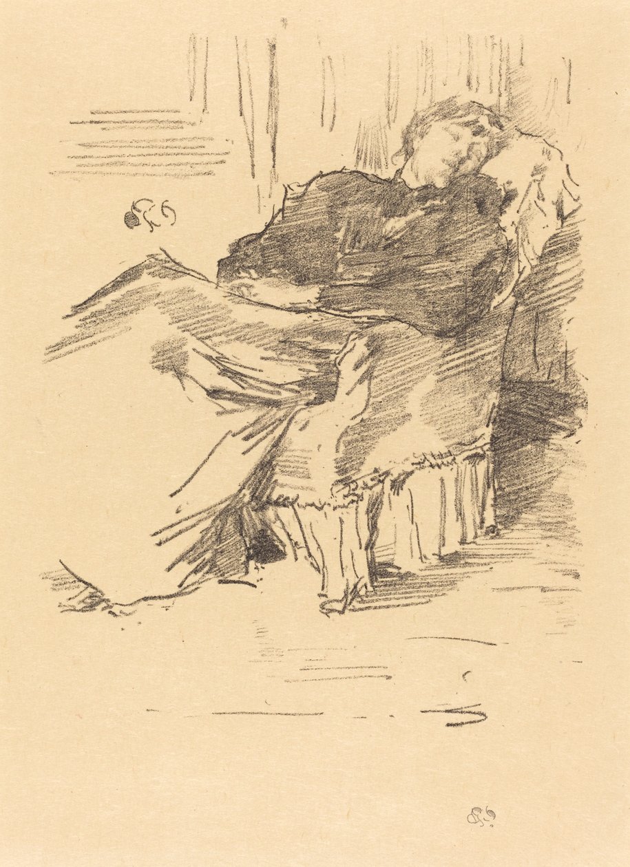 Uyuyan Güzel Bayan by James Abbott McNeill Whistler