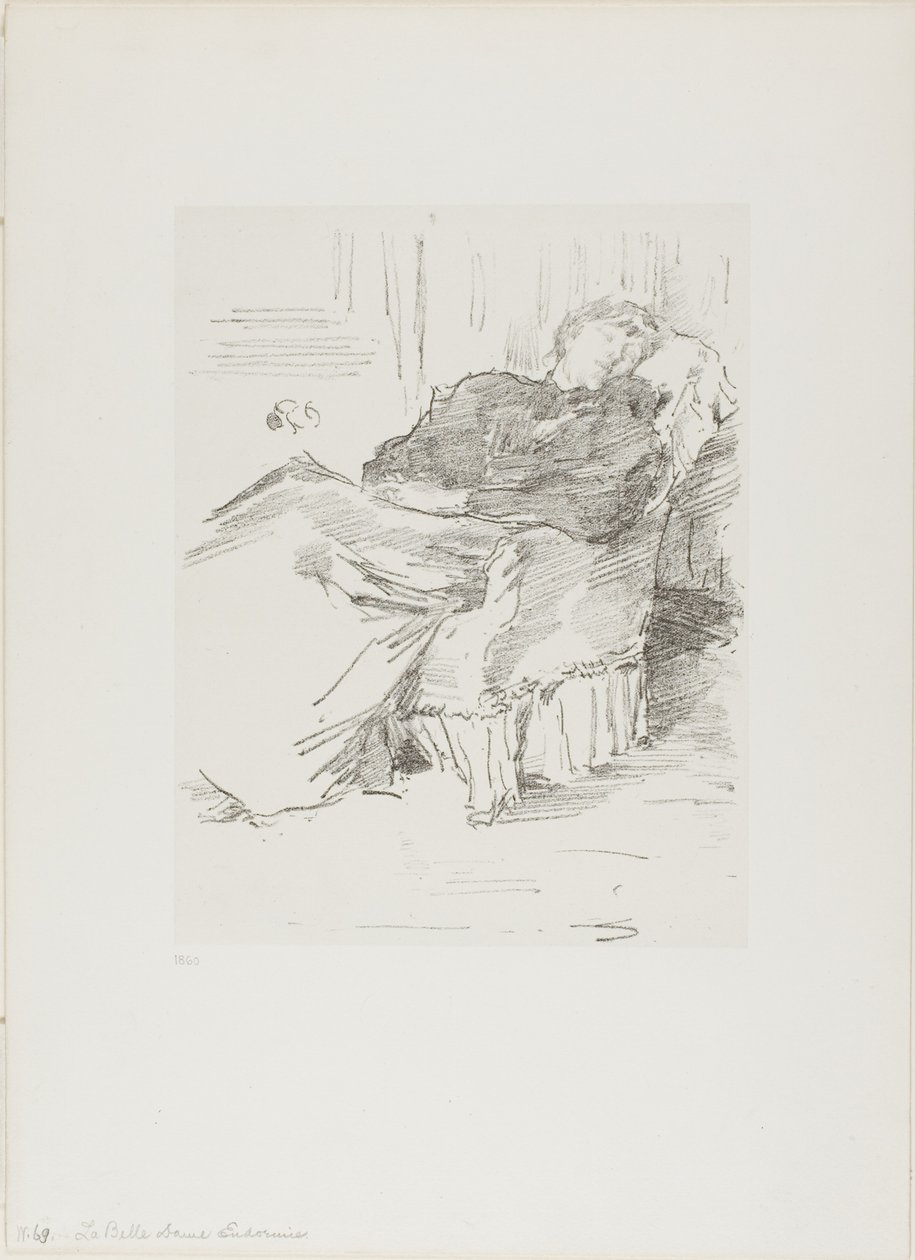 Uyuyan Güzel Bayan by James Abbott McNeill Whistler