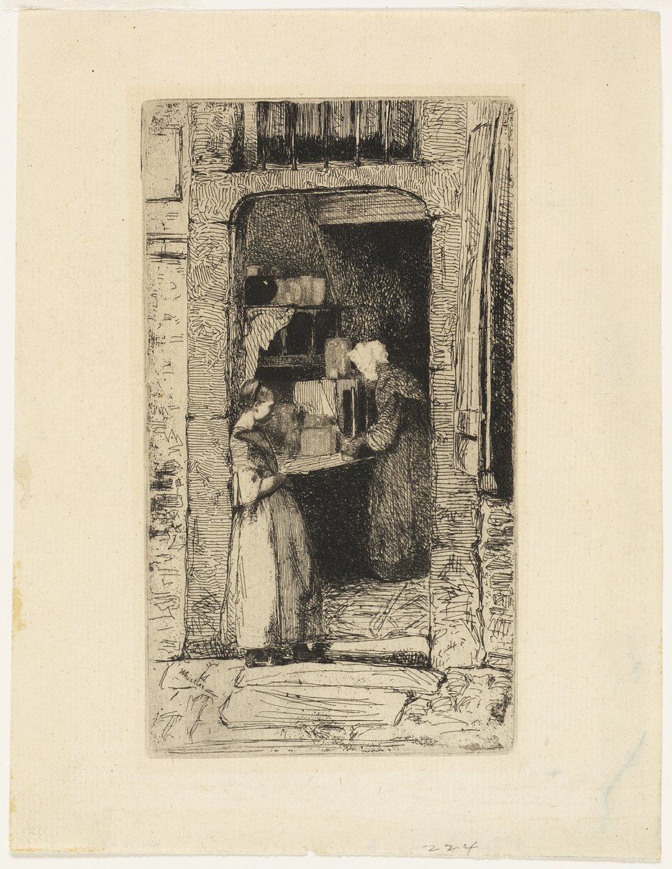 hardal satıcısı by James Abbott McNeill Whistler