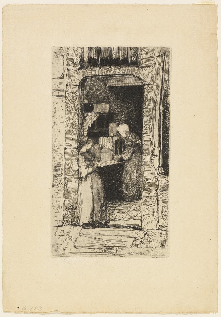 hardal satıcısı by James Abbott McNeill Whistler