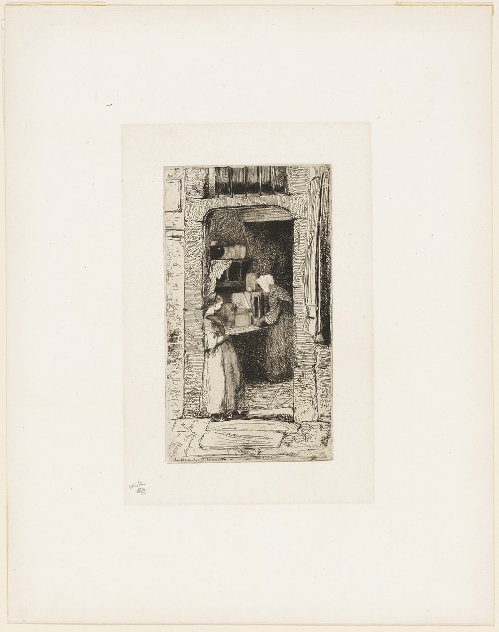hardal satıcısı by James Abbott McNeill Whistler