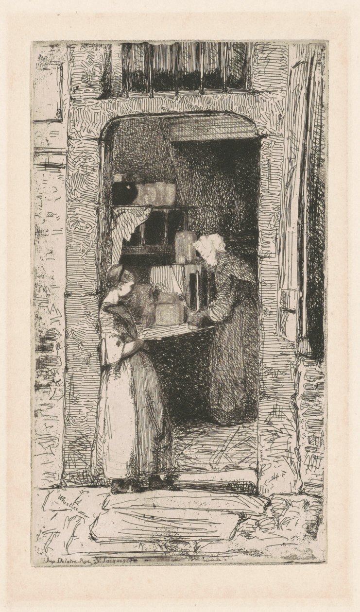 hardal satıcısı by James Abbott McNeill Whistler