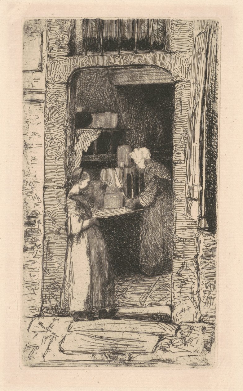 hardal satıcısı by James Abbott McNeill Whistler