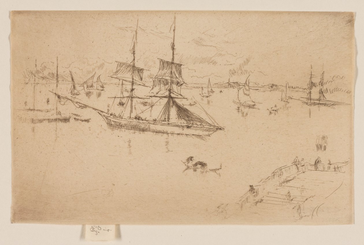 Lagün - Öğlen by James Abbott McNeill Whistler