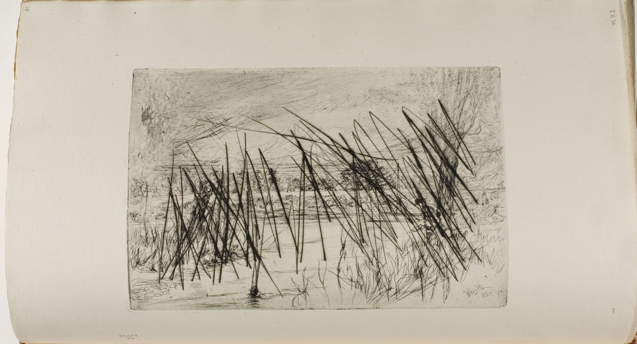 Balıkçı ile manzara by James Abbott McNeill Whistler