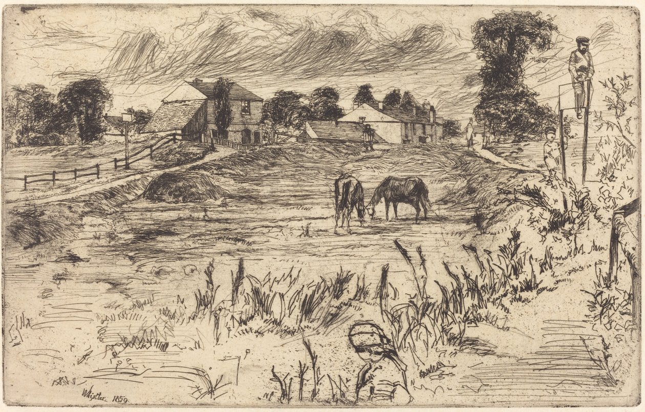 Atlı Manzara by James Abbott McNeill Whistler