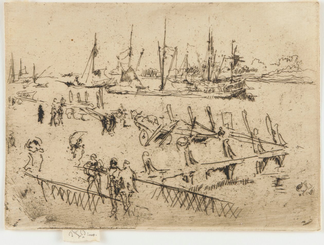 Küçük Dordrecht by James Abbott McNeill Whistler