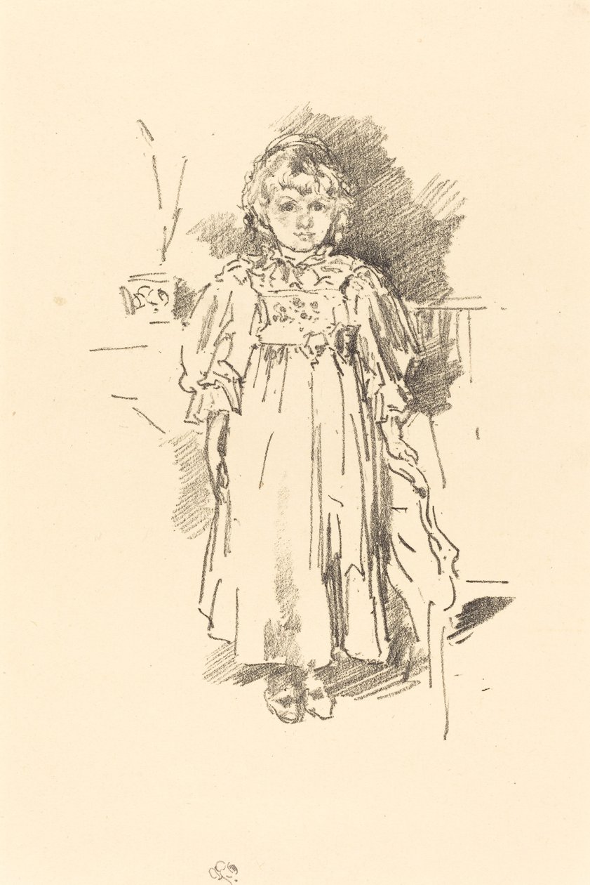 Küçük Evelyn by James Abbott McNeill Whistler